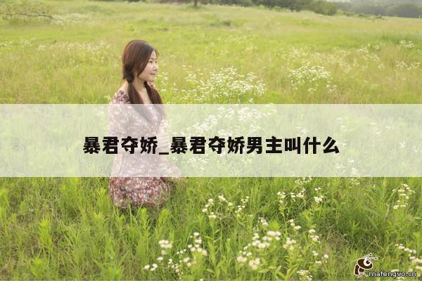 暴君夺娇_暴君夺娇男主叫什么