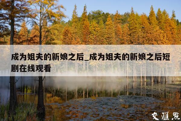 成为姐夫的新娘之后_成为姐夫的新娘之后短剧在线观看
