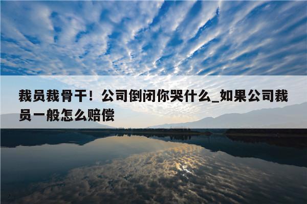 裁员裁骨干！公司倒闭你哭什么_如果公司裁员一般怎么赔偿