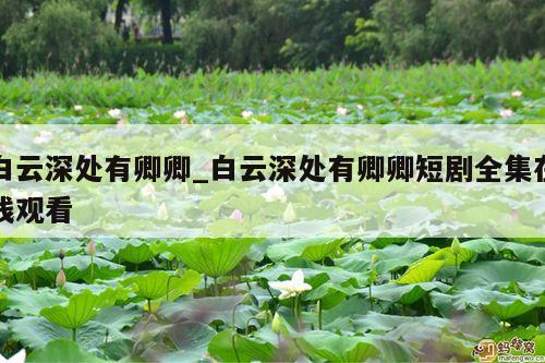 白云深处有卿卿_白云深处有卿卿短剧全集在线观看
