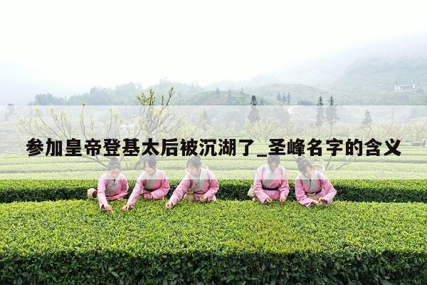 参加皇帝登基太后被沉湖了_圣峰名字的含义