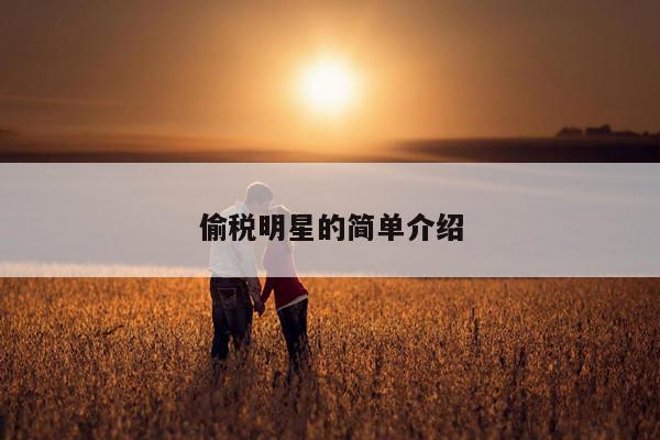 偷税明星的简单介绍