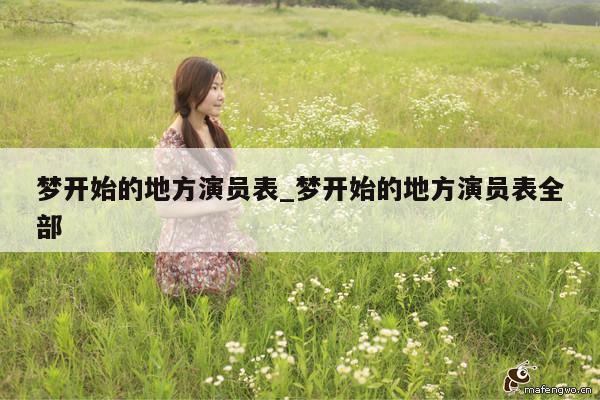 梦开始的地方演员表_梦开始的地方演员表全部