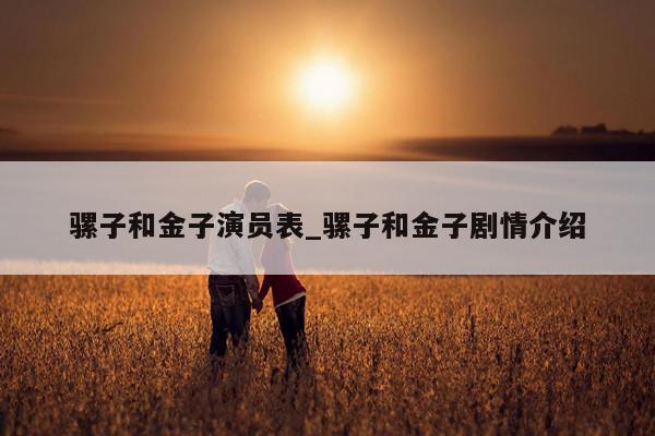 骡子和金子演员表_骡子和金子剧情介绍