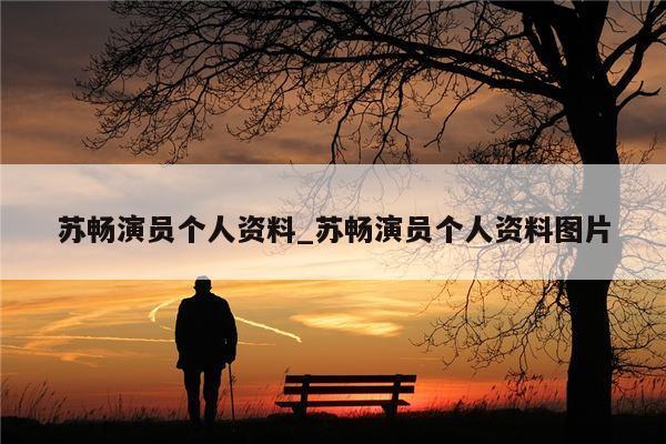 苏畅演员个人资料_苏畅演员个人资料图片