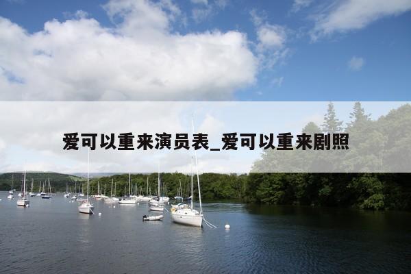 爱可以重来演员表_爱可以重来剧照