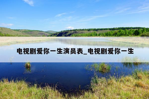 电视剧爱你一生演员表_电视剧爱你一生