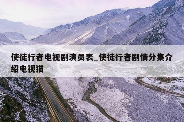 使徒行者电视剧演员表_使徒行者剧情分集介绍电视猫