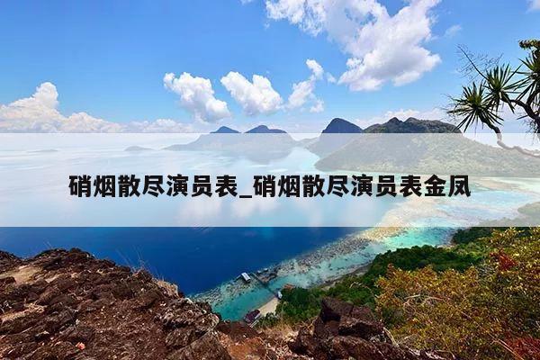 硝烟散尽演员表_硝烟散尽演员表金凤