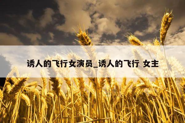 诱人的飞行女演员_诱人的飞行 女主