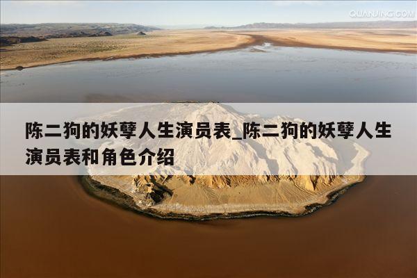 陈二狗的妖孽人生演员表_陈二狗的妖孽人生演员表和角色介绍